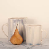 Duck Egg Stripe Pitcher, 1L