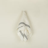Blanc Noir French Country Linen Tea Towel