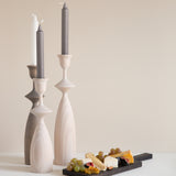 Spool Small, Pickled Ash Candlestick
