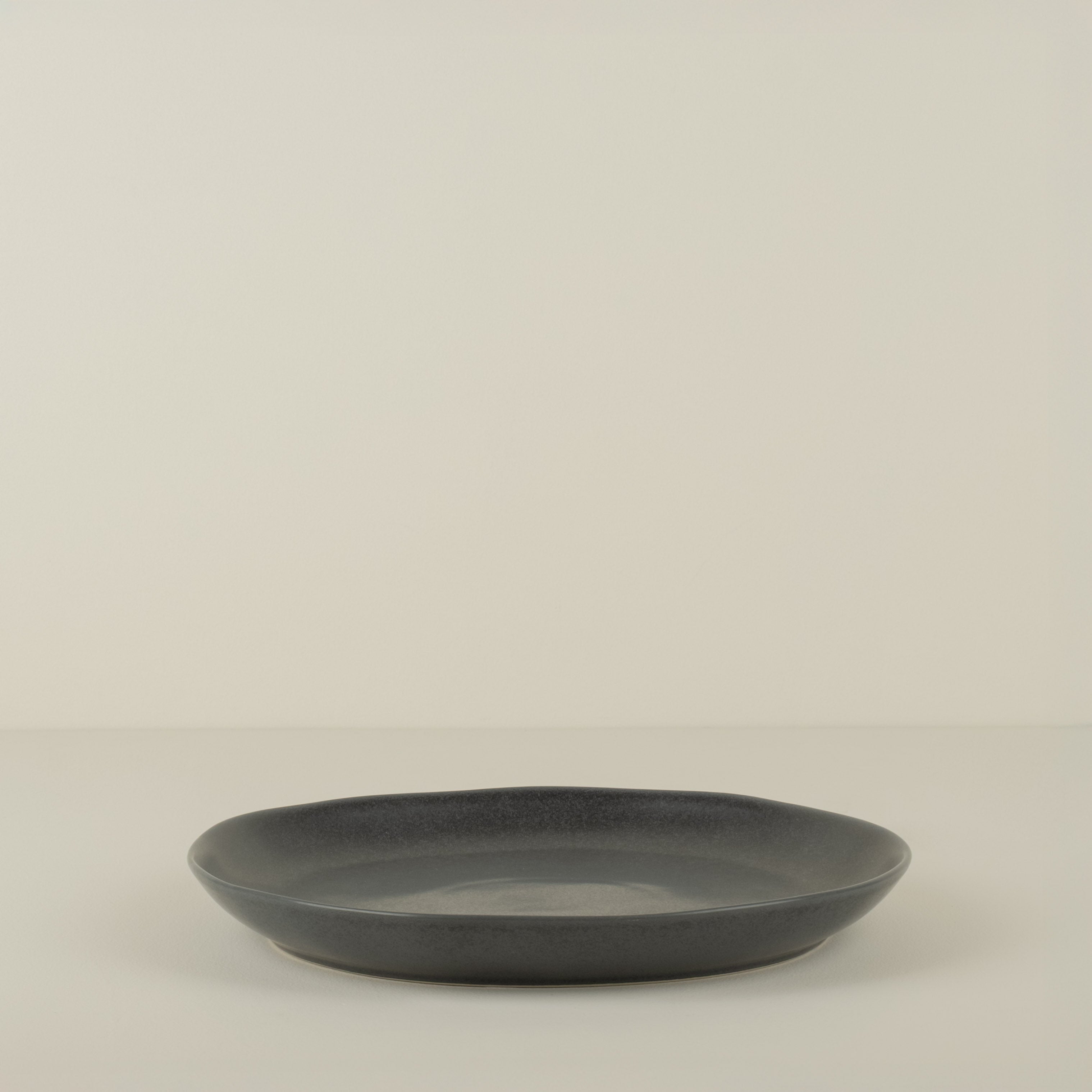 Livia Matte Black Dinner Plate
