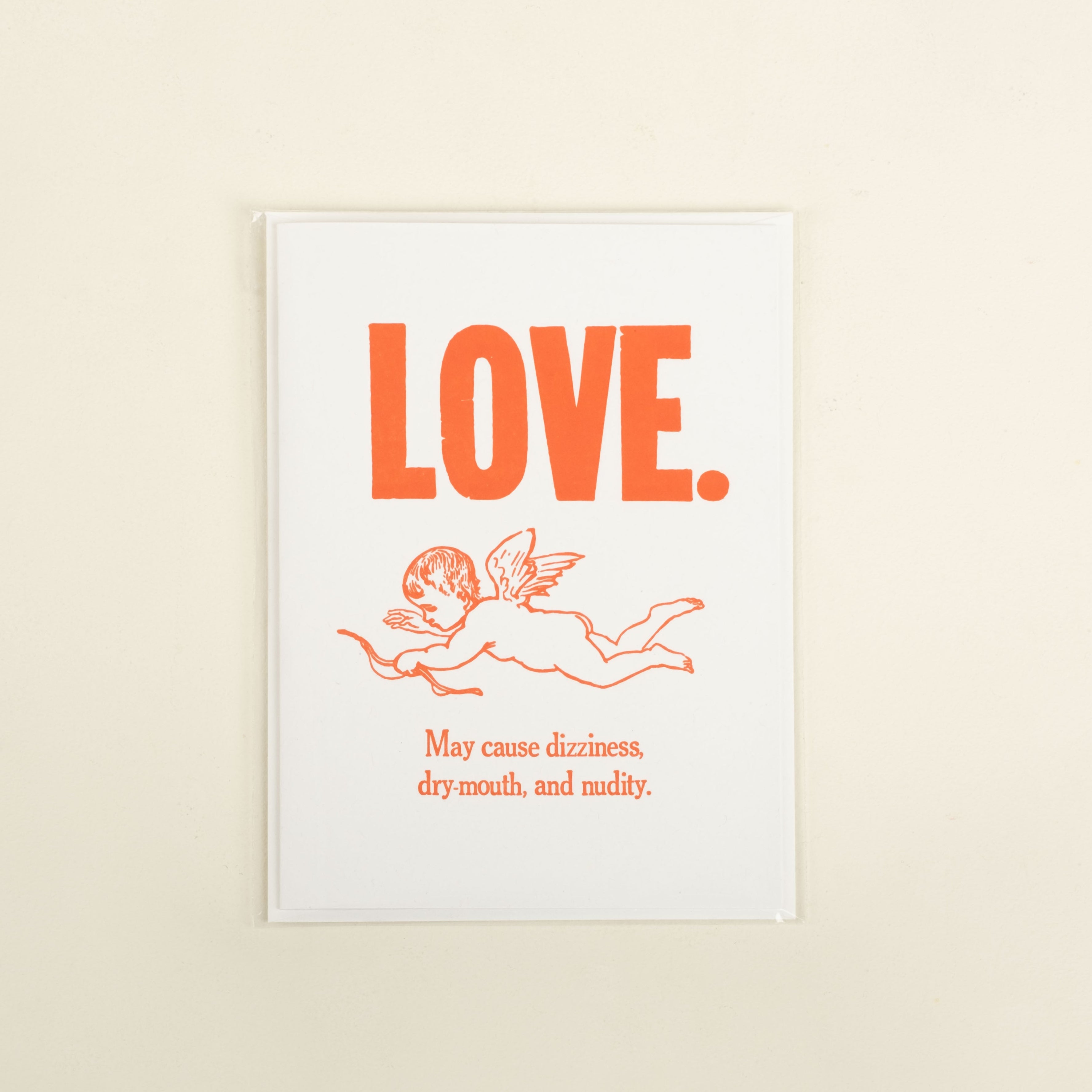 Love Letterpress Card