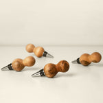 Luca Maple Wine Stopper