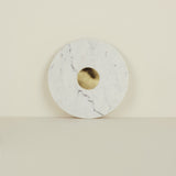 Marble and Brass Trivet