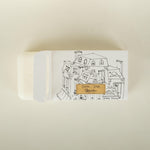 Soap and box on a beige background