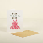 Mama Bear Letterpress Card 1