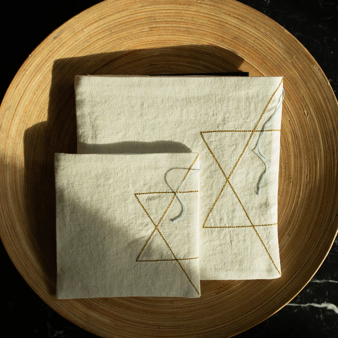 Matzah Cover + Afikoman Bag Set