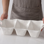 Melamine 3-Section Deep Server, Ivy
