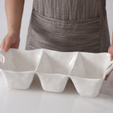 Melamine 3-Section Deep Server, Ivy
