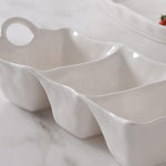 Melamine 3-Section Deep Server, Ivy
