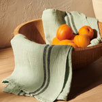 Menthe French Country  Linen Tea Towel Lifestyle