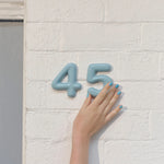 Mud Australia -45 House Numbers in Duck Egg