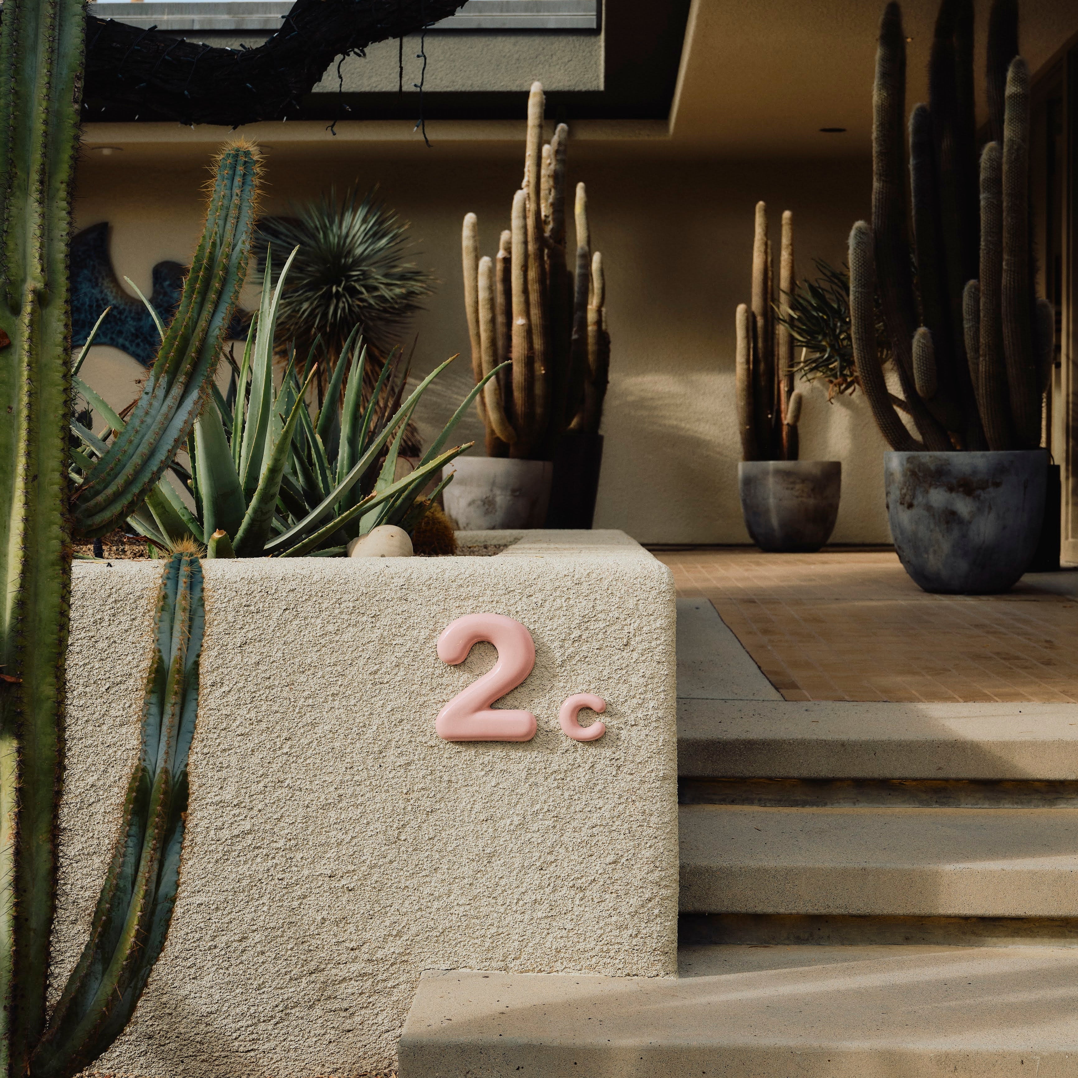 Mud Australia House Number in Blossom