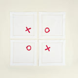 XO Cocktail Napkins | Set of 4