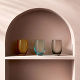 Coloured O Set of 4 Tumblers, Smoke