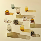Coloured O Set of 4 Tumblers, Smoke