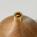 Oiled Oak Candleholder