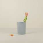 Oval Vase Small, Steel
