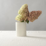 Oval vase Milk