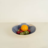 Poppy Flower Medium Salad Bowl Blue