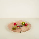 Poppy Flower Cake Plate Pink