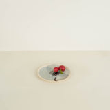 Poppy Flower Side Plate Duck Egg