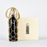 Recycled Leather Mesh Bottle Holder