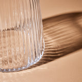 Pleat Vase, Clear