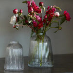 Pleat Vase, Clear