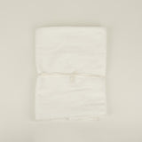 Primo White French  Linen Tablecloth, 71x 110"