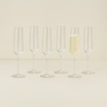 Pure Champagne Flute Set of 6