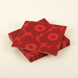 Red/Red Unikko Paper Lunch Napkins