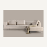 August Dormeuse Sectional, Right Facing