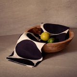 Rocks Tea Towel, Black