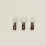 Rosewood Cheese Knives, Set of 3