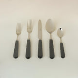 Gustave 5-Piece Place Setting, Grey