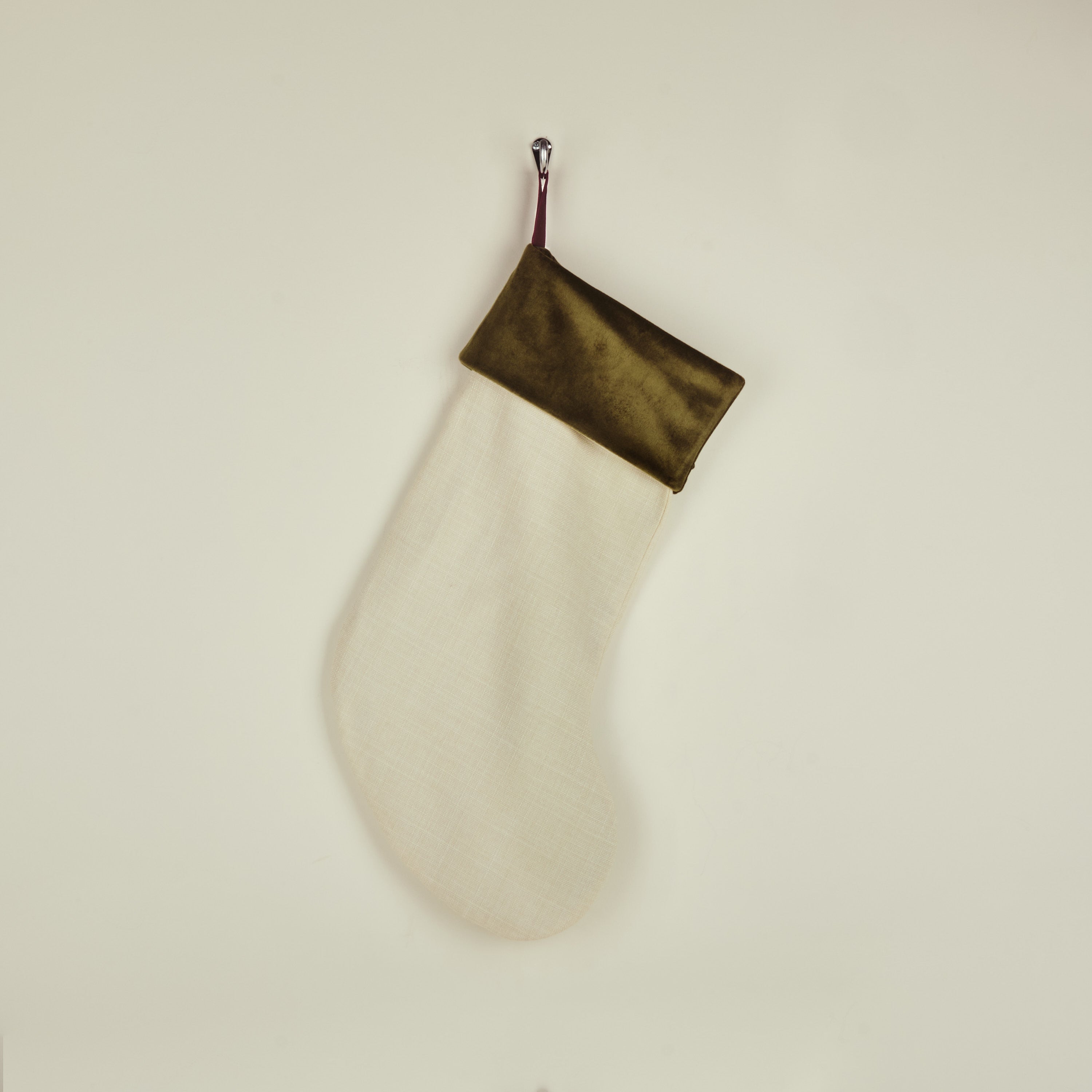 Velvet-Lined Christmas Stocking