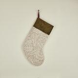 Velvet-Lined Christmas Stocking