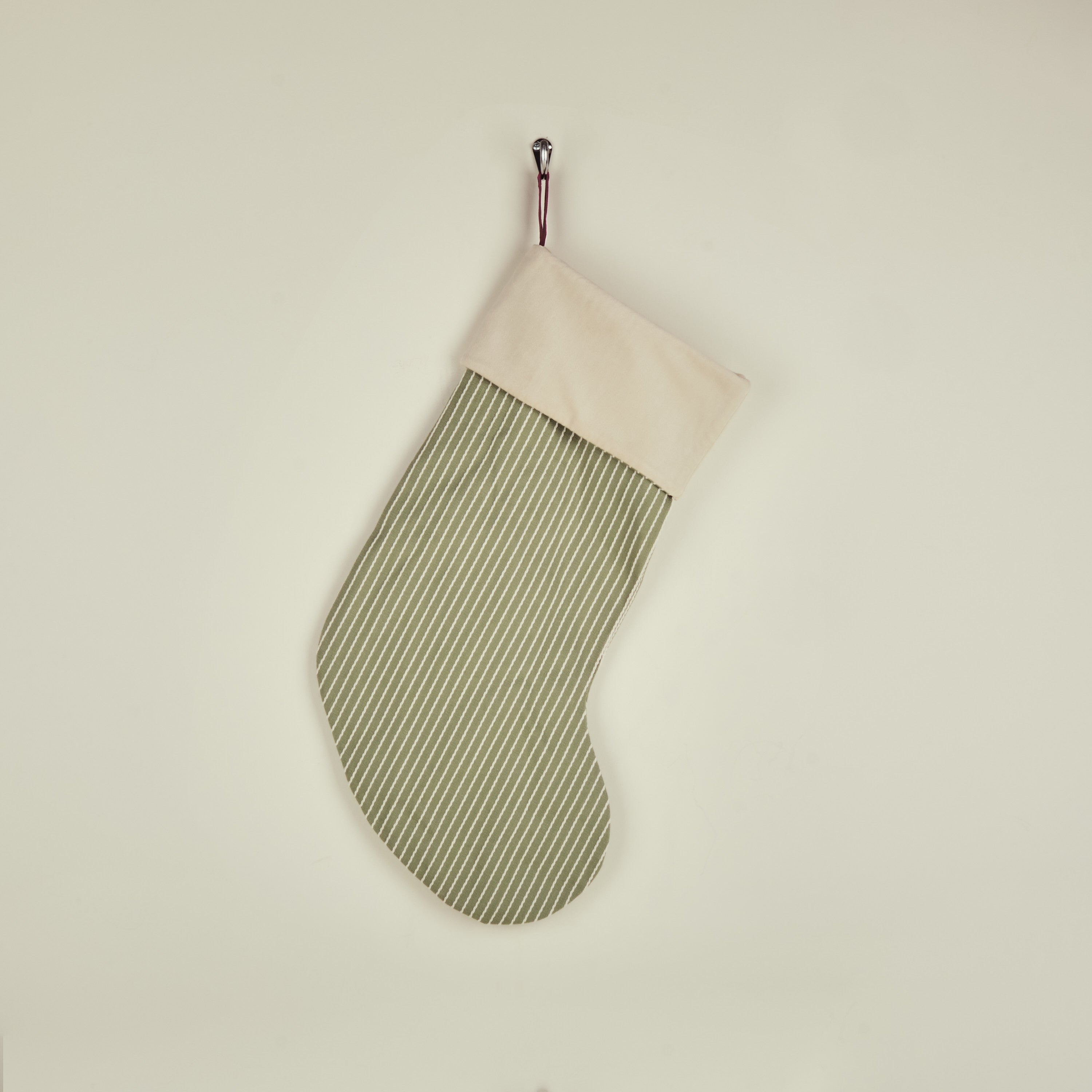 Velvet-Lined Christmas Stocking