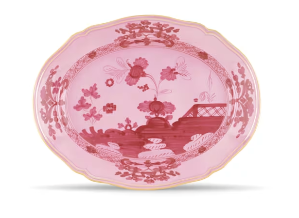 Oriente Italiano Large Oval Platter, Porpora