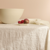 HG Heritage  54x120" Linen Tablecloth, White