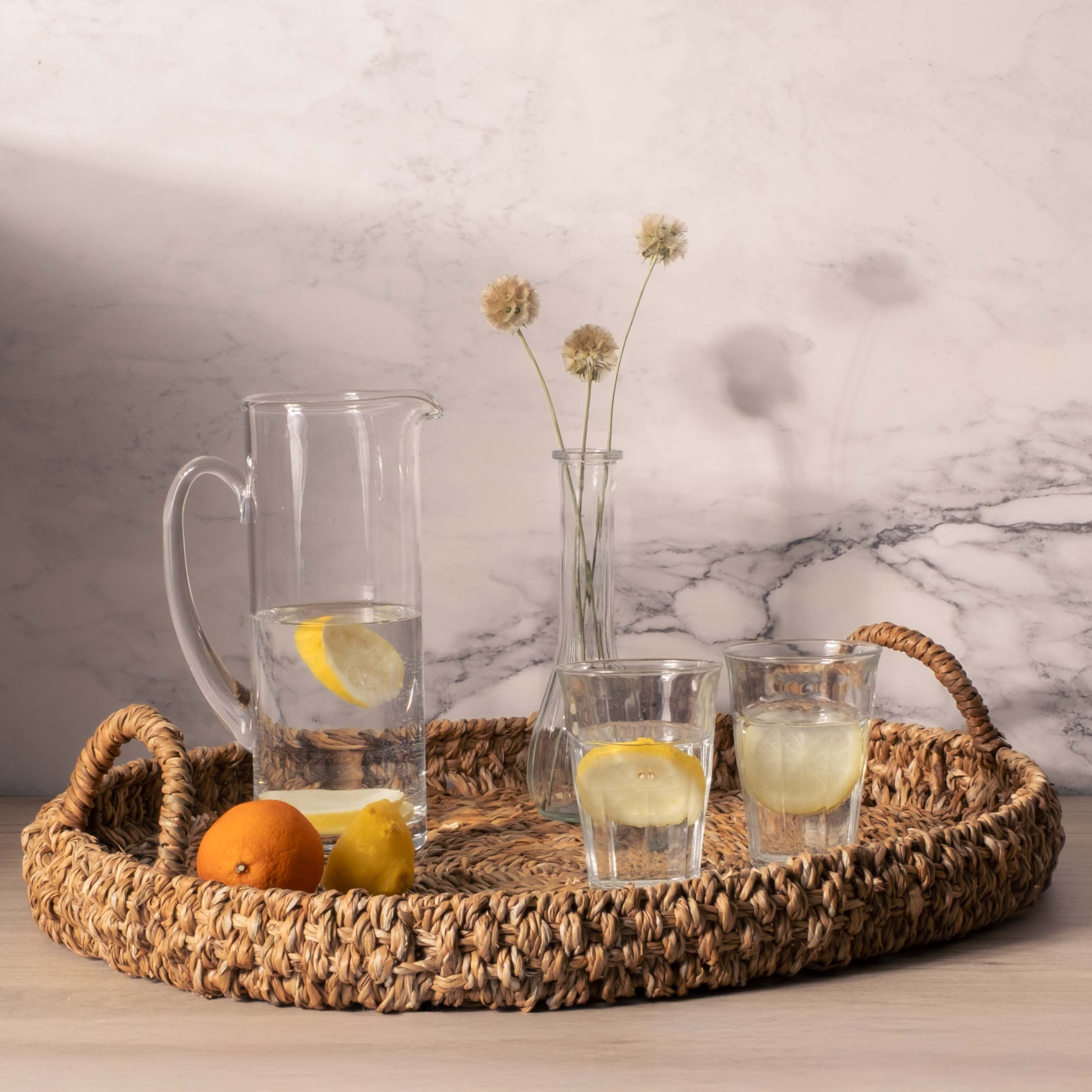 Seagrass Oval Tray
