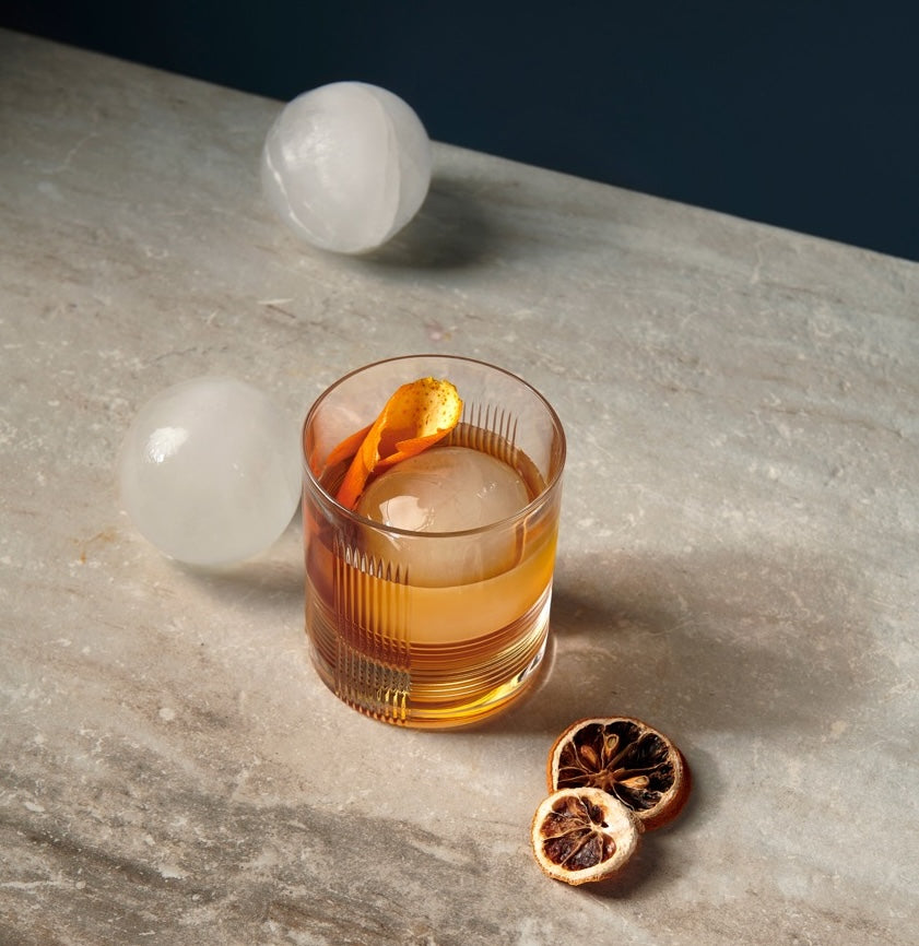 Skye Double Old Fashioned Glass,  Set of 2
