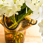 Small Tortoise Lettuce Leaf Vase Lifestyle