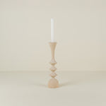 Spool Small, Pickled Ash Candlestick