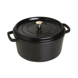 Cast Iron 5.5 QT Cocotte Black