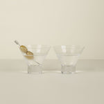 Stemless Martini Glass, Set/2