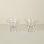 Stemless Martini Glass, Set/2