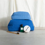 Designers Guild medium toiletry bags cerulean