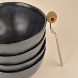 Livia Matte Black Soup/Cereal Bowl
