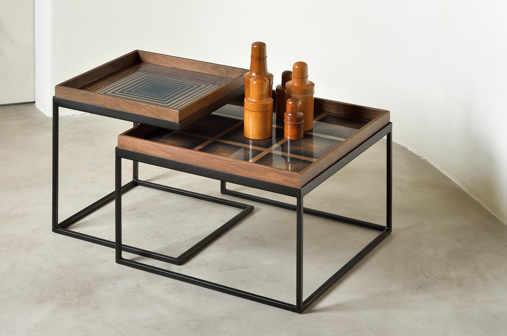 Tray Coffee Table Set, Square